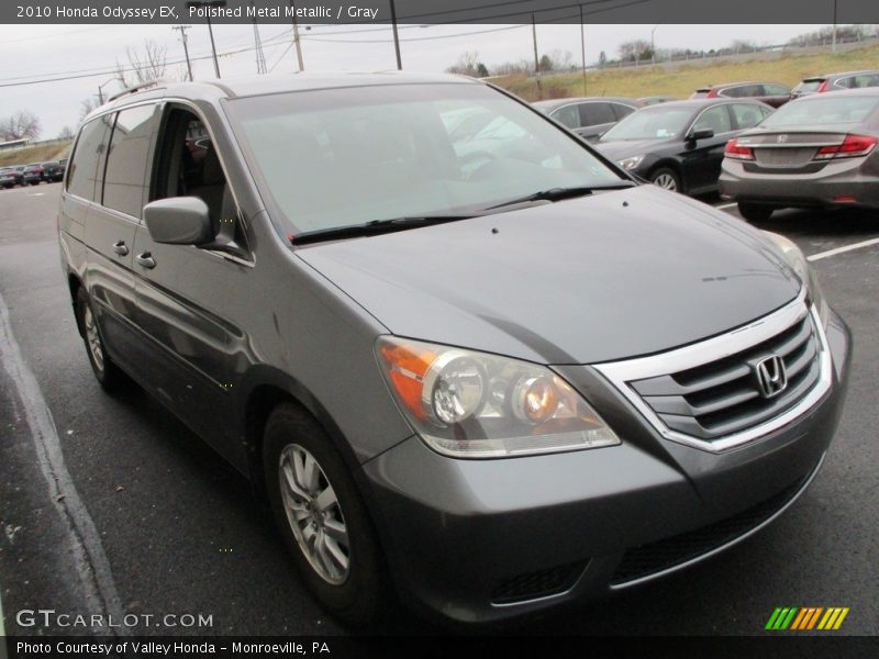 Polished Metal Metallic / Gray 2010 Honda Odyssey EX