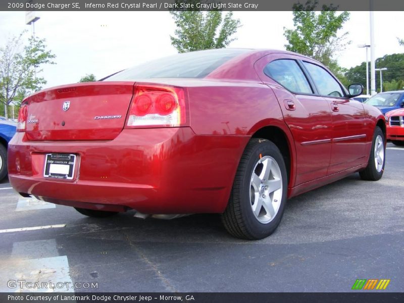 Inferno Red Crystal Pearl / Dark Slate Gray/Light Slate Gray 2009 Dodge Charger SE