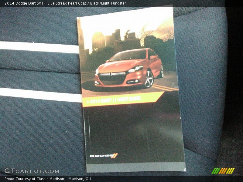 Blue Streak Pearl Coat / Black/Light Tungsten 2014 Dodge Dart SXT