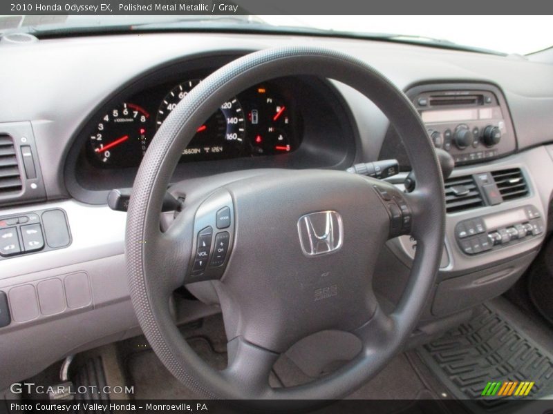 Polished Metal Metallic / Gray 2010 Honda Odyssey EX
