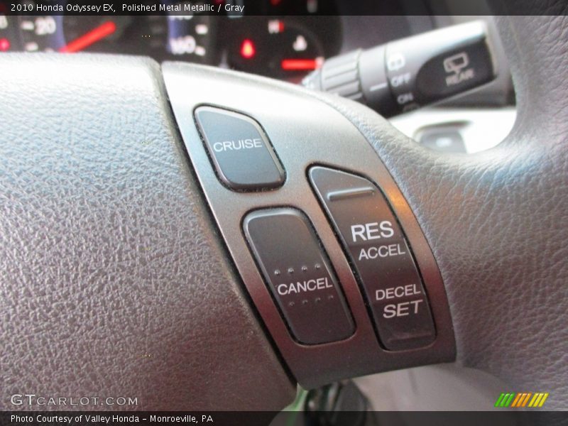 Polished Metal Metallic / Gray 2010 Honda Odyssey EX
