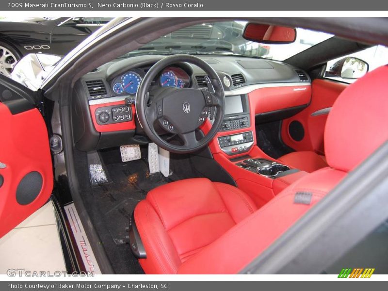 Nero Carbonio (Black) / Rosso Corallo 2009 Maserati GranTurismo S