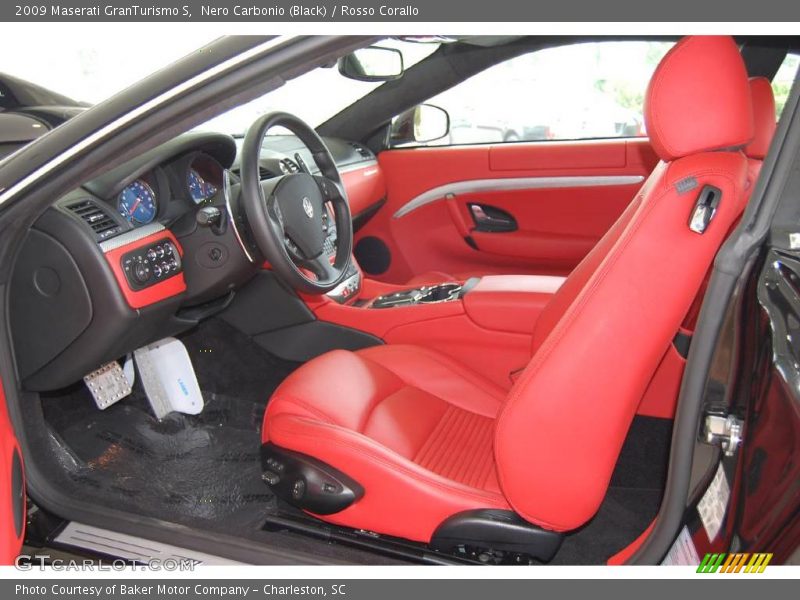 Nero Carbonio (Black) / Rosso Corallo 2009 Maserati GranTurismo S