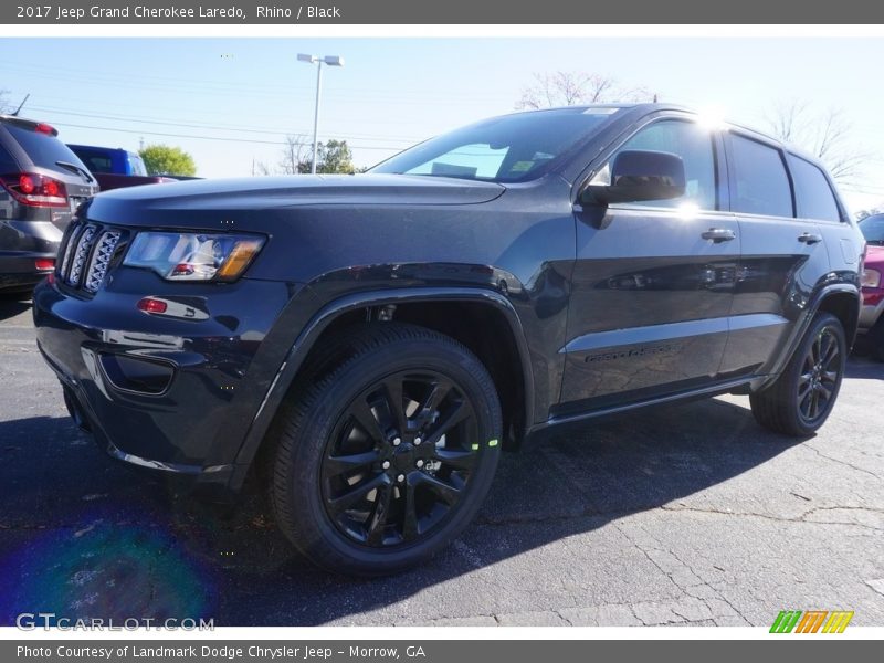 Rhino / Black 2017 Jeep Grand Cherokee Laredo