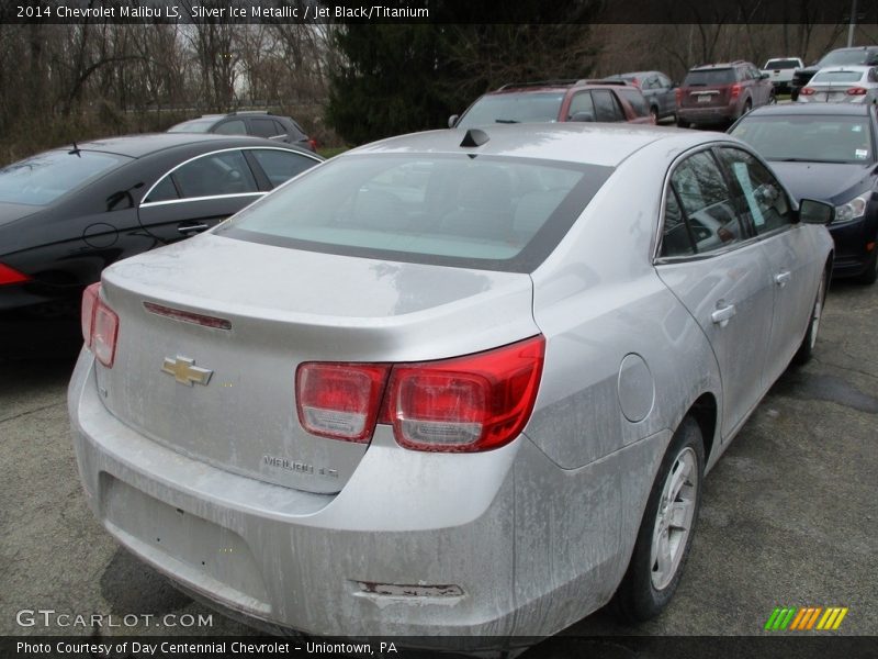 Silver Ice Metallic / Jet Black/Titanium 2014 Chevrolet Malibu LS