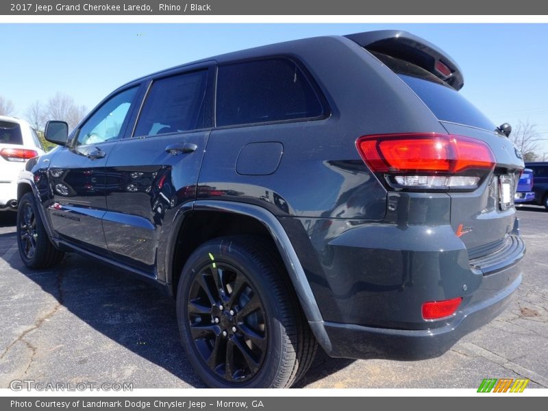 Rhino / Black 2017 Jeep Grand Cherokee Laredo