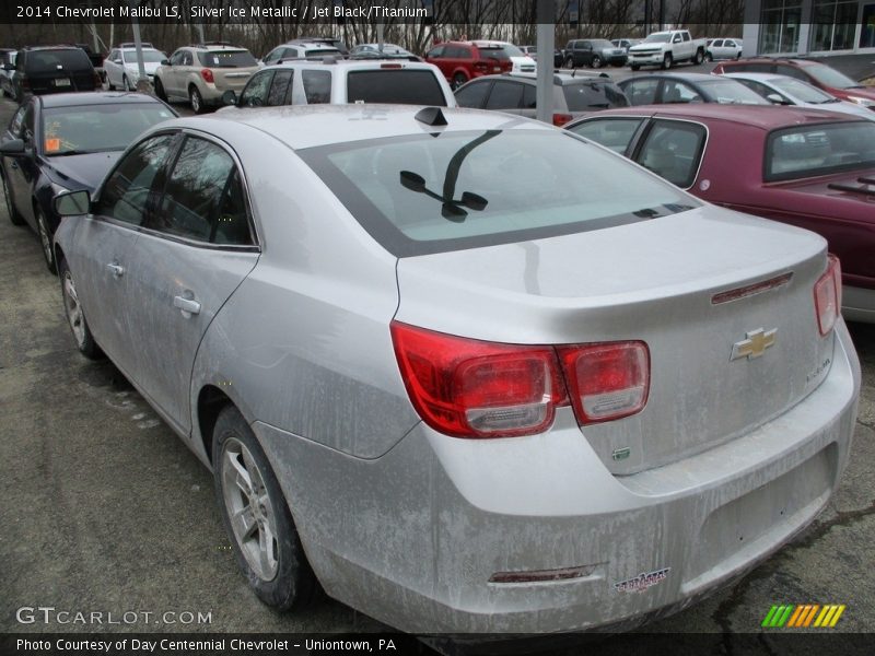 Silver Ice Metallic / Jet Black/Titanium 2014 Chevrolet Malibu LS