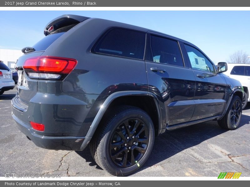 Rhino / Black 2017 Jeep Grand Cherokee Laredo