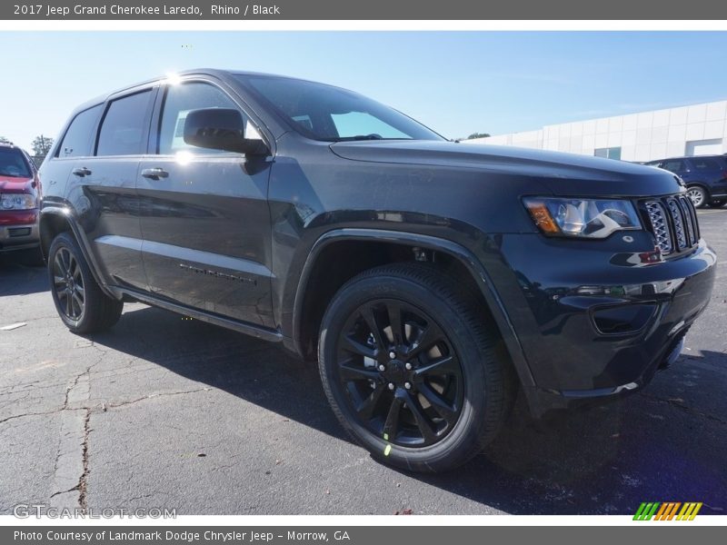 Rhino / Black 2017 Jeep Grand Cherokee Laredo