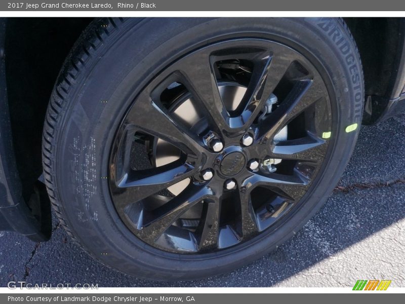 Rhino / Black 2017 Jeep Grand Cherokee Laredo