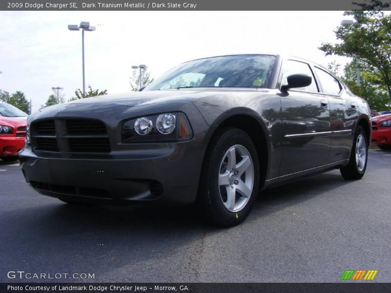 Dark Titanium Metallic / Dark Slate Gray 2009 Dodge Charger SE
