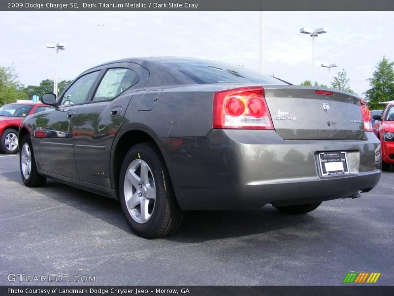 Dark Titanium Metallic / Dark Slate Gray 2009 Dodge Charger SE