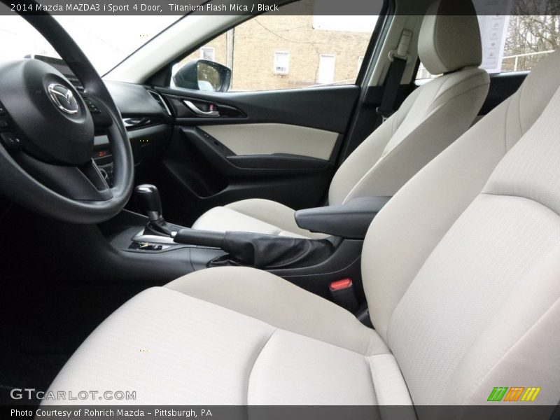 Titanium Flash Mica / Black 2014 Mazda MAZDA3 i Sport 4 Door