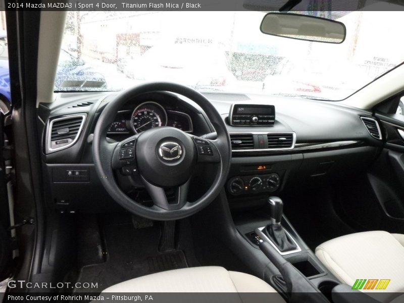 Titanium Flash Mica / Black 2014 Mazda MAZDA3 i Sport 4 Door