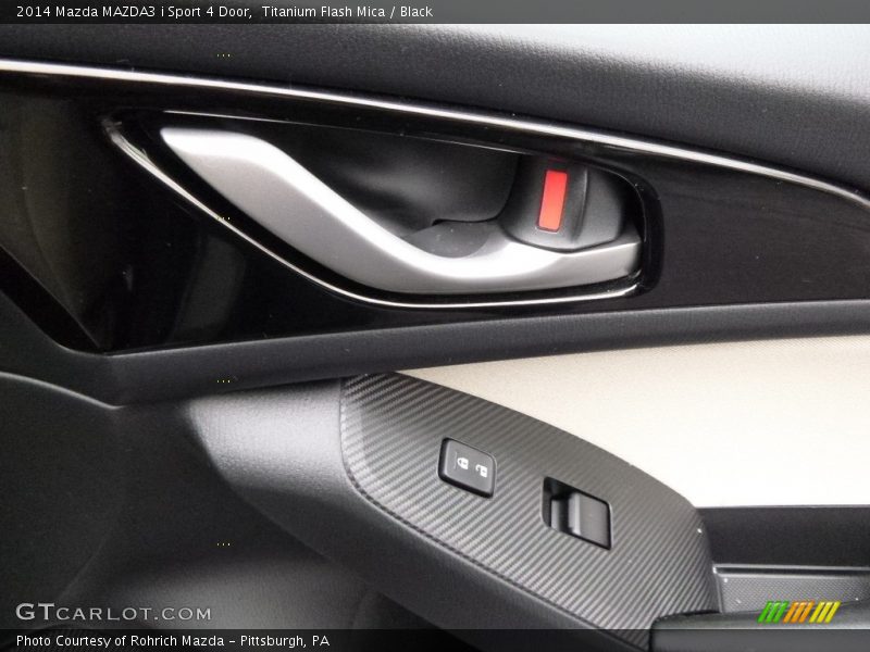 Titanium Flash Mica / Black 2014 Mazda MAZDA3 i Sport 4 Door