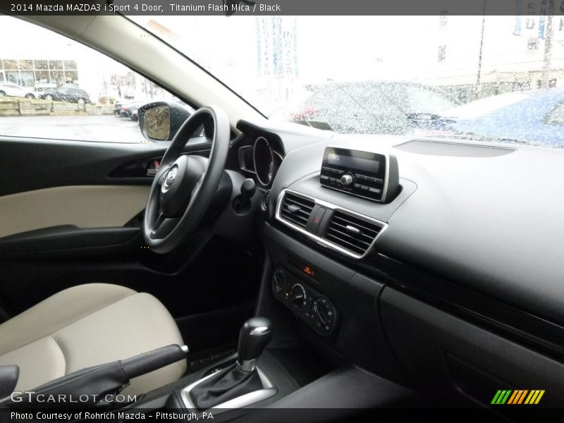 Titanium Flash Mica / Black 2014 Mazda MAZDA3 i Sport 4 Door