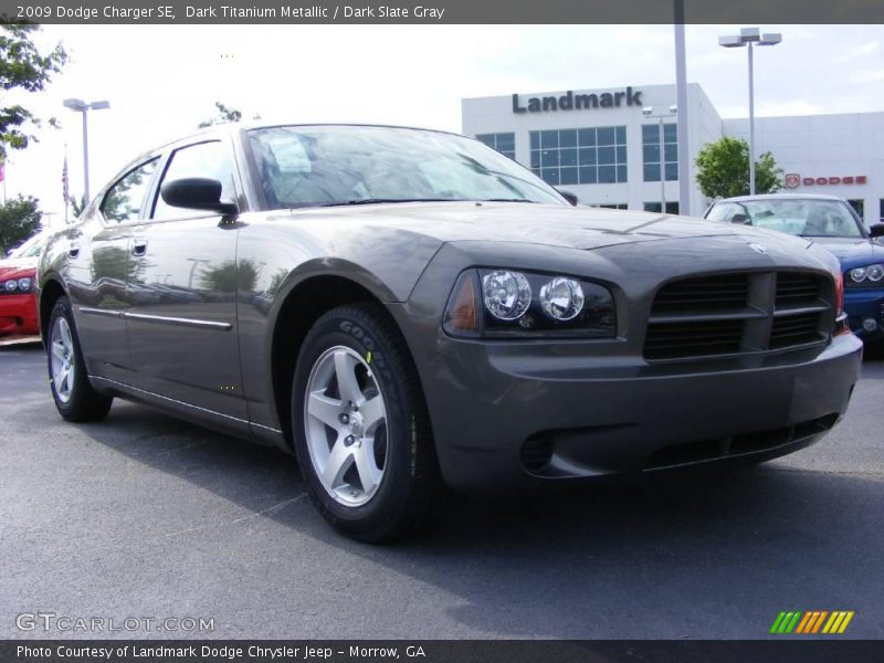 Dark Titanium Metallic / Dark Slate Gray 2009 Dodge Charger SE