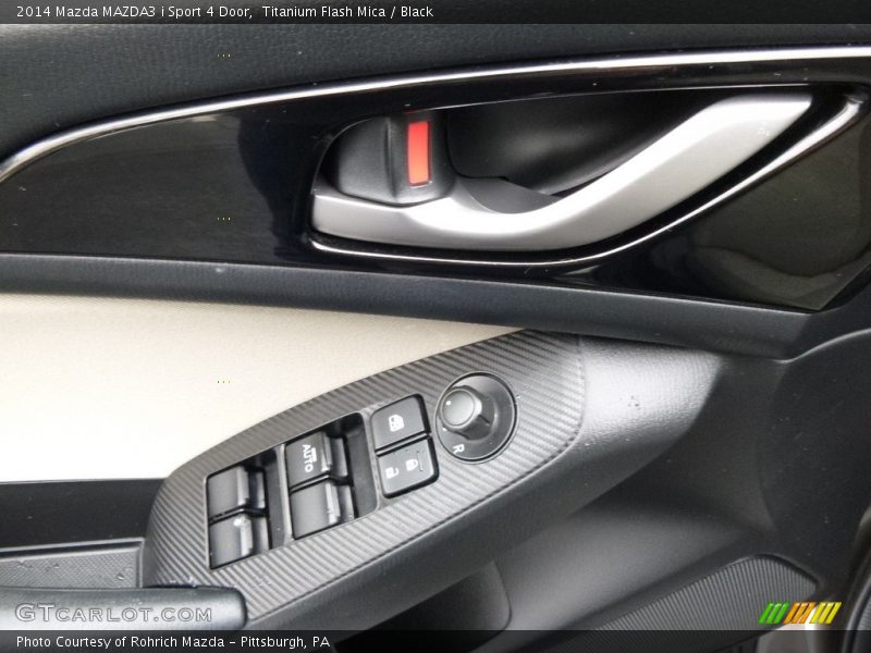 Titanium Flash Mica / Black 2014 Mazda MAZDA3 i Sport 4 Door