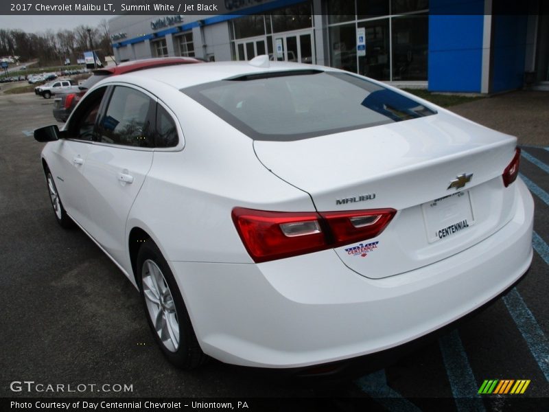 Summit White / Jet Black 2017 Chevrolet Malibu LT