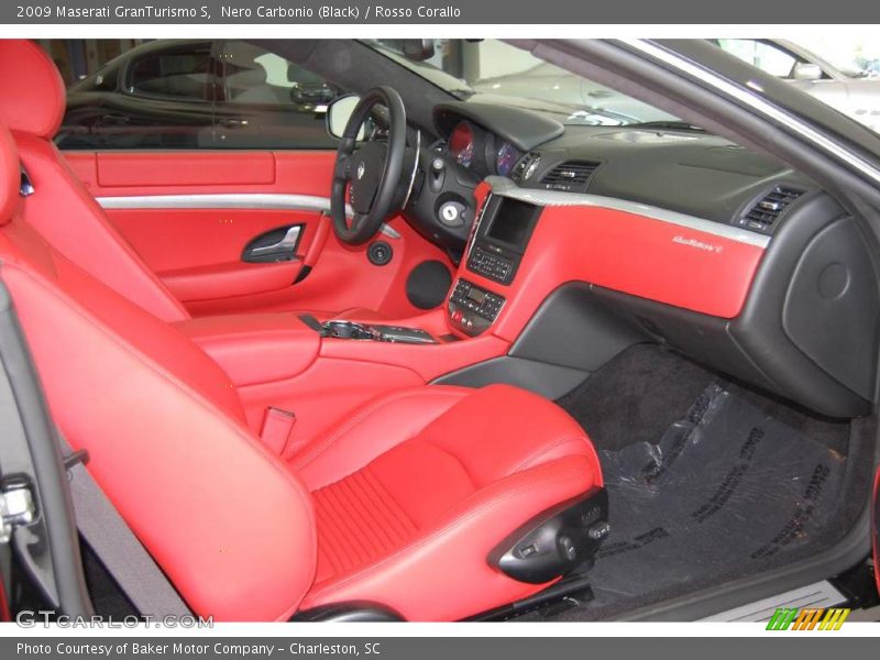 Nero Carbonio (Black) / Rosso Corallo 2009 Maserati GranTurismo S