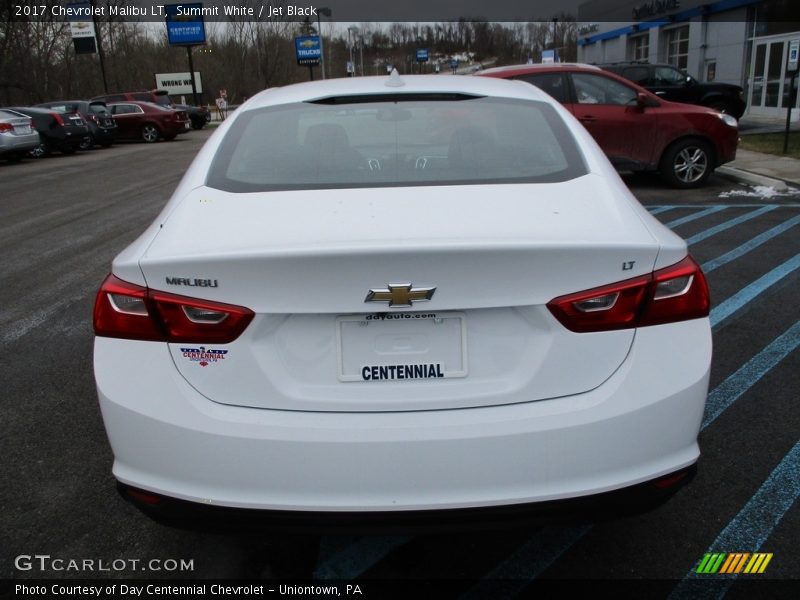 Summit White / Jet Black 2017 Chevrolet Malibu LT