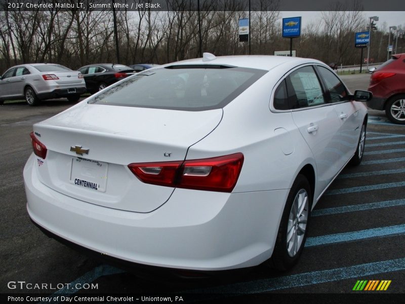 Summit White / Jet Black 2017 Chevrolet Malibu LT