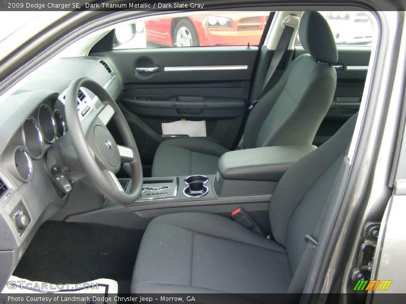 Dark Titanium Metallic / Dark Slate Gray 2009 Dodge Charger SE