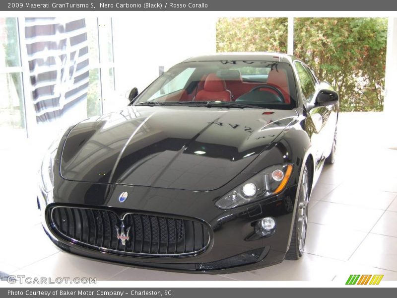 Nero Carbonio (Black) / Rosso Corallo 2009 Maserati GranTurismo S