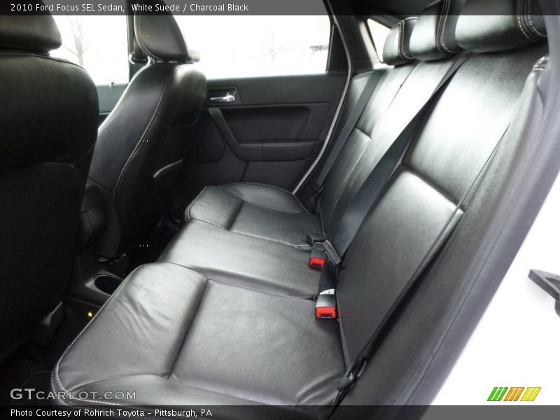 White Suede / Charcoal Black 2010 Ford Focus SEL Sedan