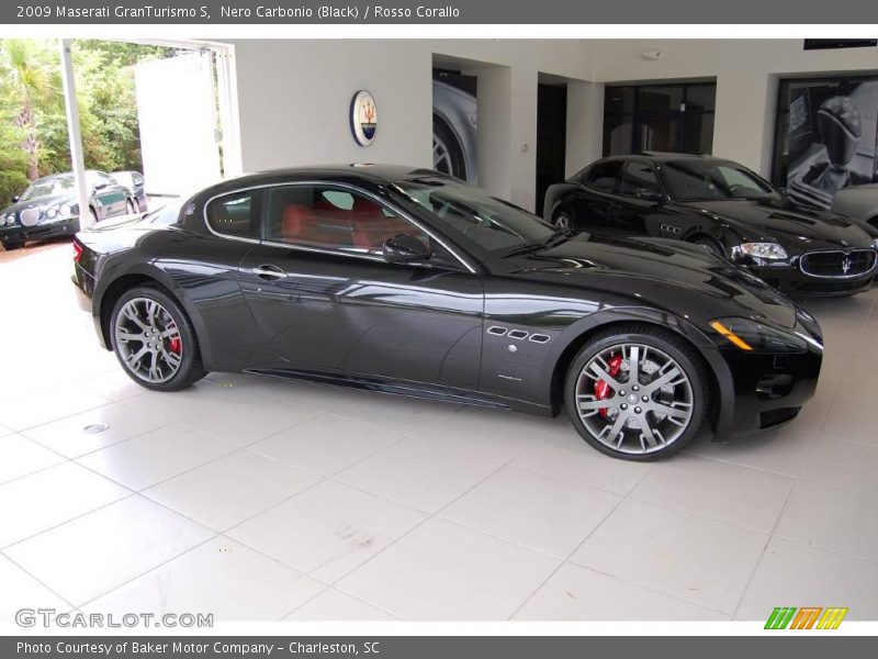 Nero Carbonio (Black) / Rosso Corallo 2009 Maserati GranTurismo S