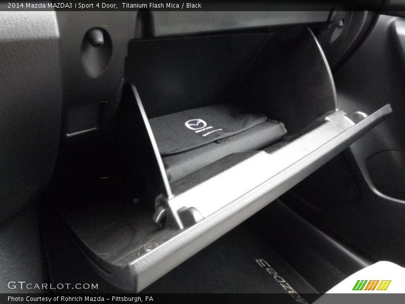 Titanium Flash Mica / Black 2014 Mazda MAZDA3 i Sport 4 Door