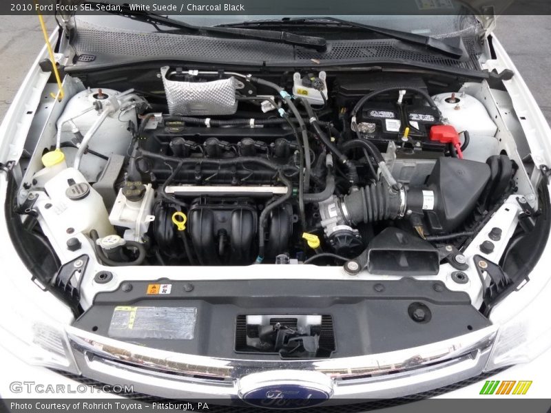 White Suede / Charcoal Black 2010 Ford Focus SEL Sedan