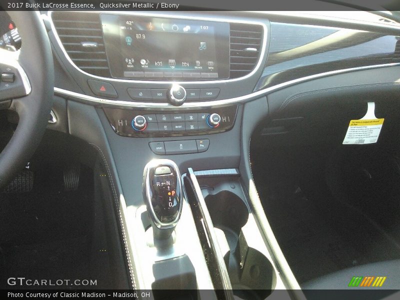 Quicksilver Metallic / Ebony 2017 Buick LaCrosse Essence