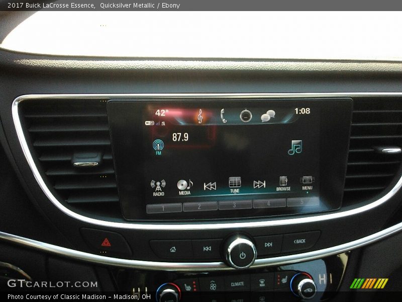 Quicksilver Metallic / Ebony 2017 Buick LaCrosse Essence