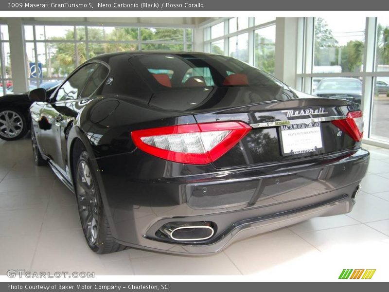 Nero Carbonio (Black) / Rosso Corallo 2009 Maserati GranTurismo S