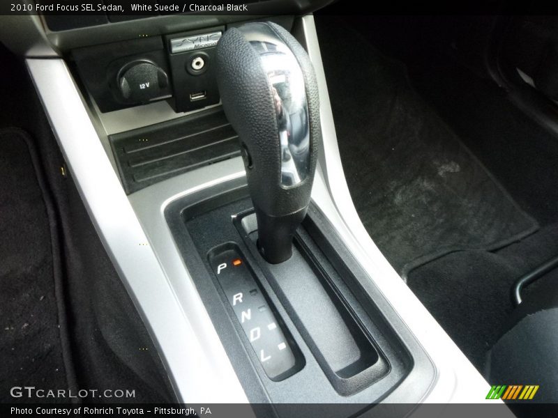 White Suede / Charcoal Black 2010 Ford Focus SEL Sedan