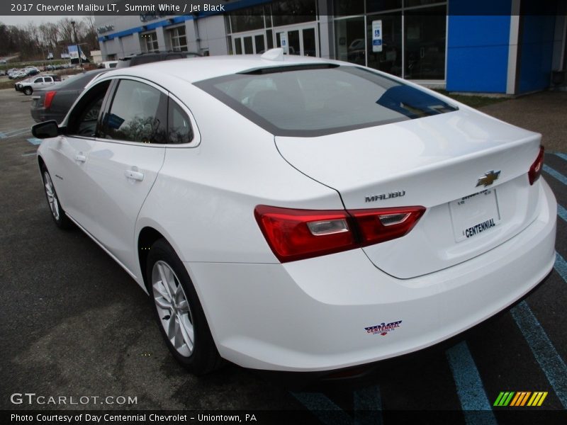 Summit White / Jet Black 2017 Chevrolet Malibu LT