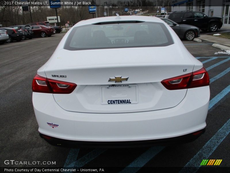 Summit White / Jet Black 2017 Chevrolet Malibu LT