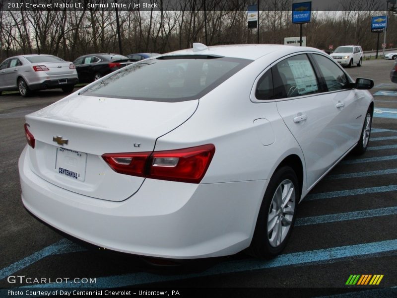 Summit White / Jet Black 2017 Chevrolet Malibu LT