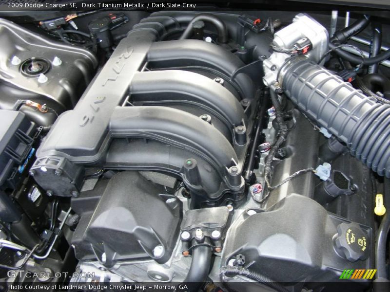 Dark Titanium Metallic / Dark Slate Gray 2009 Dodge Charger SE