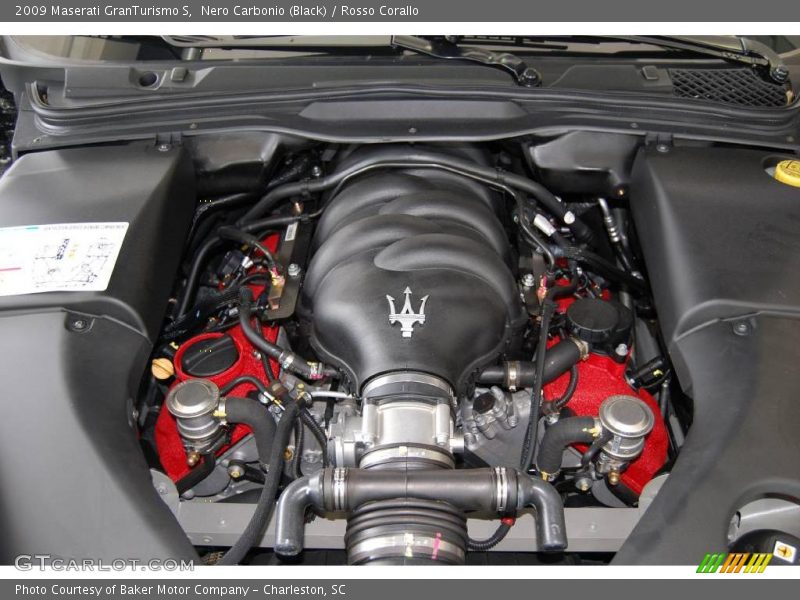 Nero Carbonio (Black) / Rosso Corallo 2009 Maserati GranTurismo S