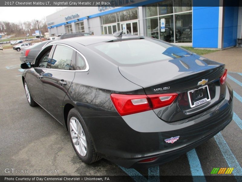 Nightfall Gray Metallic / Jet Black 2017 Chevrolet Malibu LT
