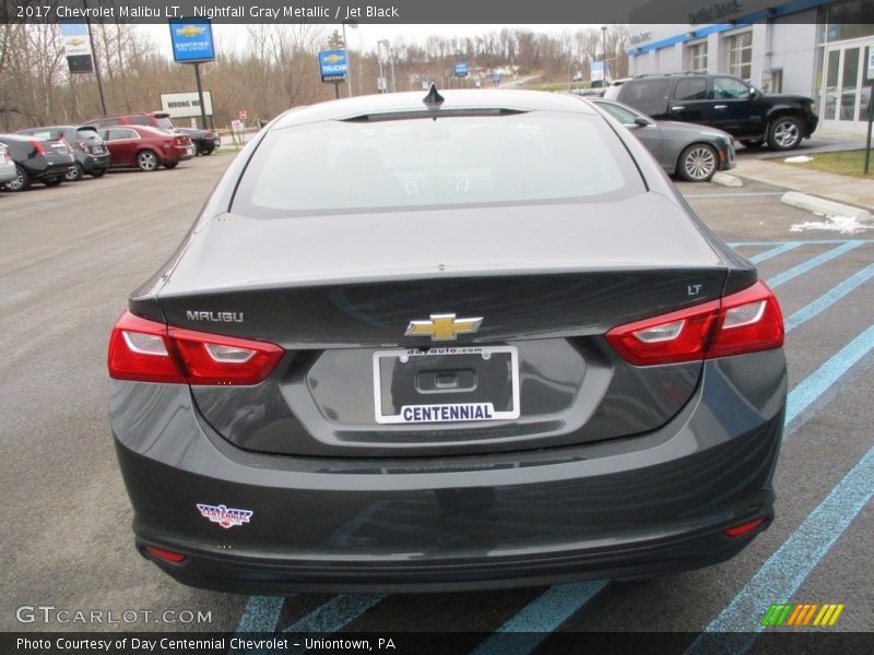 Nightfall Gray Metallic / Jet Black 2017 Chevrolet Malibu LT
