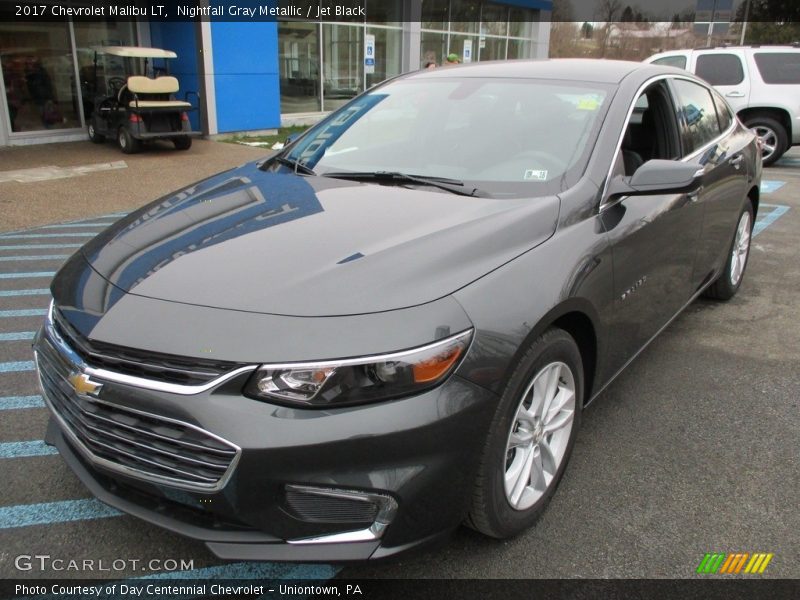 Nightfall Gray Metallic / Jet Black 2017 Chevrolet Malibu LT