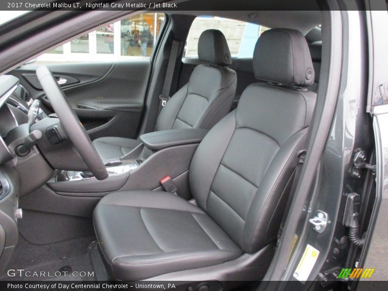 Nightfall Gray Metallic / Jet Black 2017 Chevrolet Malibu LT