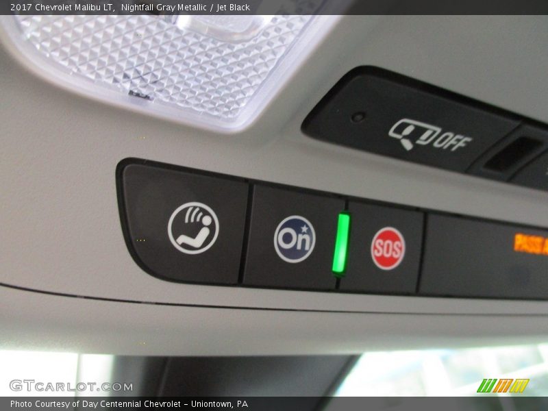 Nightfall Gray Metallic / Jet Black 2017 Chevrolet Malibu LT