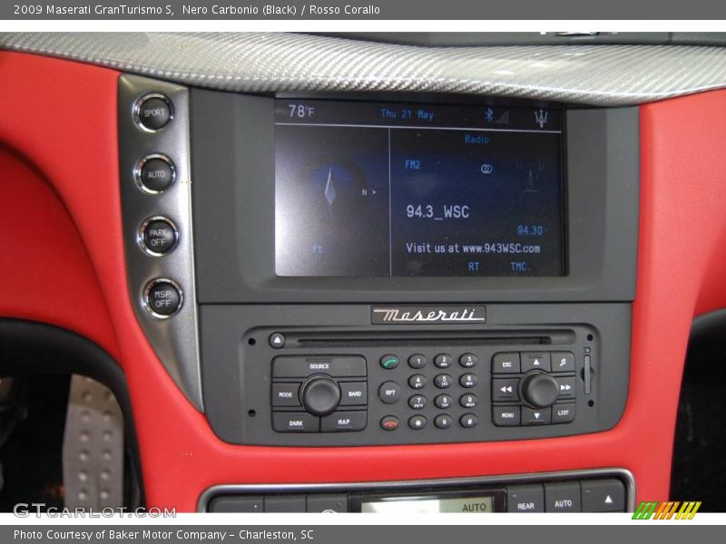 Nero Carbonio (Black) / Rosso Corallo 2009 Maserati GranTurismo S