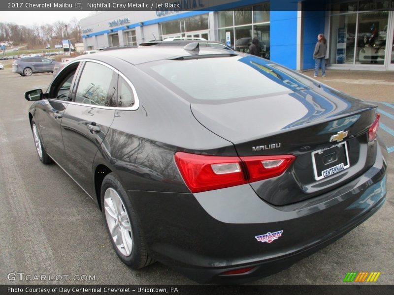 Nightfall Gray Metallic / Jet Black 2017 Chevrolet Malibu LT