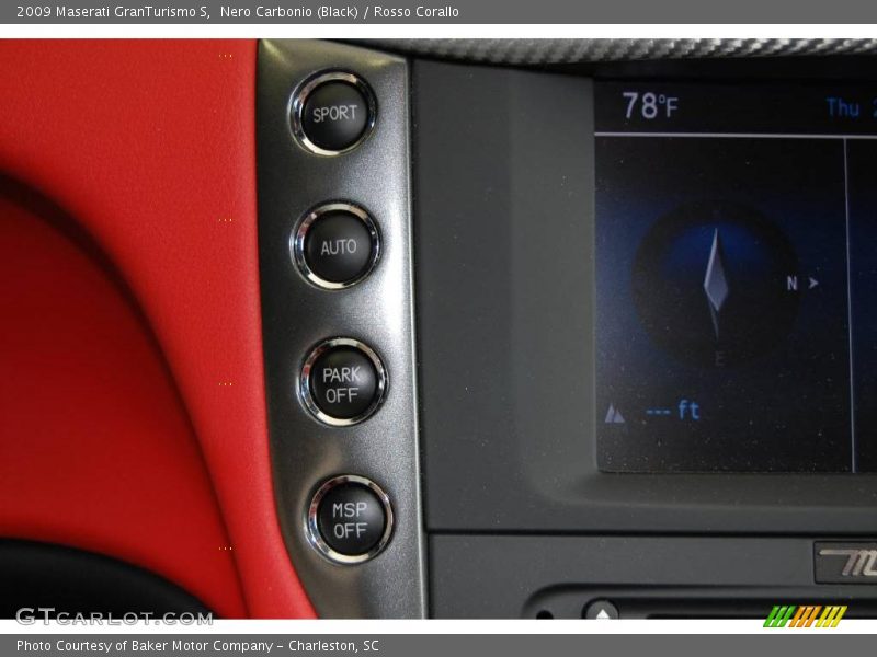 Nero Carbonio (Black) / Rosso Corallo 2009 Maserati GranTurismo S