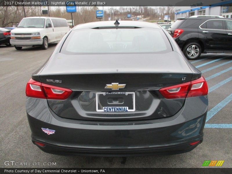 Nightfall Gray Metallic / Jet Black 2017 Chevrolet Malibu LT
